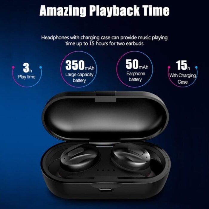 XG13 TWS Bluetooth Earphones Stereo Wireless Earbuds LED Power Display Case 3D Stereo Sound IPX5 Waterproof - Image 2