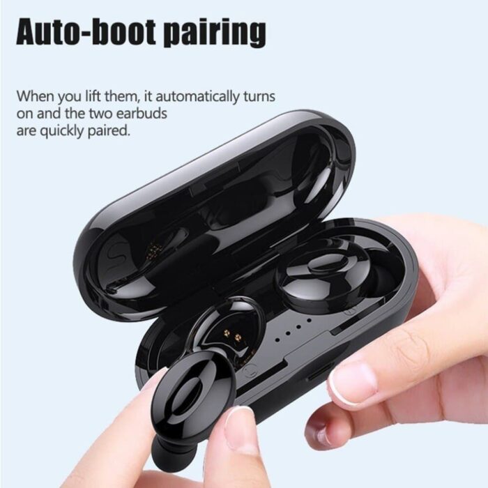 XG13 TWS Bluetooth Earphones Stereo Wireless Earbuds LED Power Display Case 3D Stereo Sound IPX5 Waterproof - Image 4