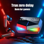 M28 Bluetooth 5.1 Touch Control Gaming Headset With Microphone And LED Display - Image 9