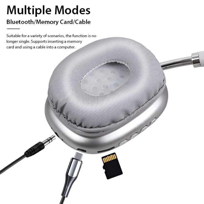 P9 Bluetooth Wireless Noise-Cancelling Stereo Headphones with Mic for Sports & Gaming - Image 12