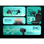 Yolo YoPod Ultra IPX4 Splashproof True Wireless Earbuds With ENC Quad Mics, Super Low Latency - Image 4