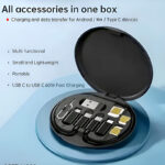 60W Multifunctional Fast Charging Data Cable Set – Portable 5-in-1 Charging Solution - Image 15