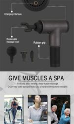 Fitness Muscle Relaxer Soreness Pain Relief With 4 Massage Heads - Image 2