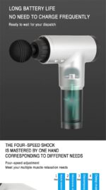 Fitness Muscle Relaxer Soreness Pain Relief With 4 Massage Heads - Image 3