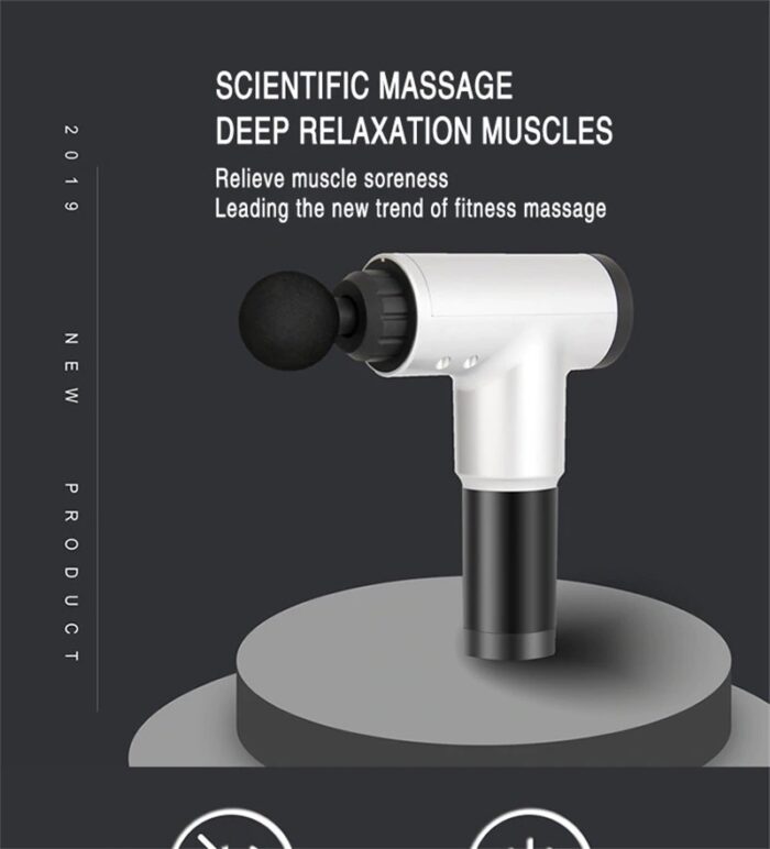Fitness Muscle Relaxer Soreness Pain Relief With 4 Massage Heads - Image 4