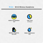 BLUK’S BX-82 Wireless Headphones–Extreme Sound Quality, Stylish Design & Endless Entertainment - Image 5