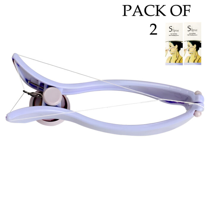 Pack Of 2 Facial Care Beauty Neck & Body Hair Removal Machine With Threader Tool - Image 4