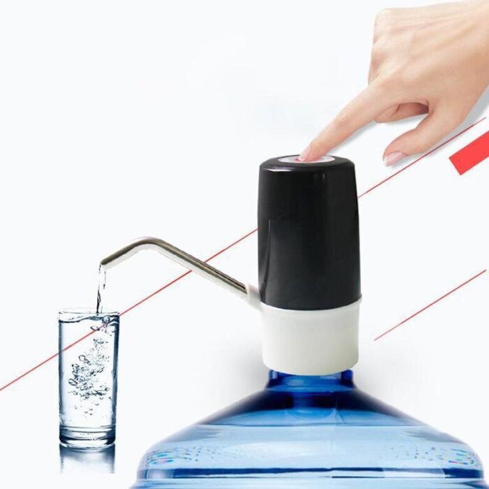 Portable Electric Water Bottle Pump Dispenser USB Charging Gallon Drinking Bottle Switch Pump - Image 4