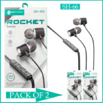 Pack Of 2 Sovo SH-66 Rocket Immersive Three-Dimensional Surround Beautiful Sound Quality Handsfree