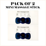 Pack of 2 Mini Electric Massage Sticks with 8 Modes and 19 Intensity Levels - Image 2