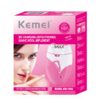 KM-189A Women Electric Rechargeable Hair Removal Epilator - Image 4