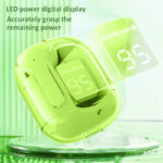 Bluetooth Compatible 5.3 LED Power Digital Display Stereo Sound Transparent Wireless Earbuds - Image 5