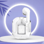 Bluetooth Compatible 5.3 LED Power Digital Display Stereo Sound Transparent Wireless Earbuds - Image 2