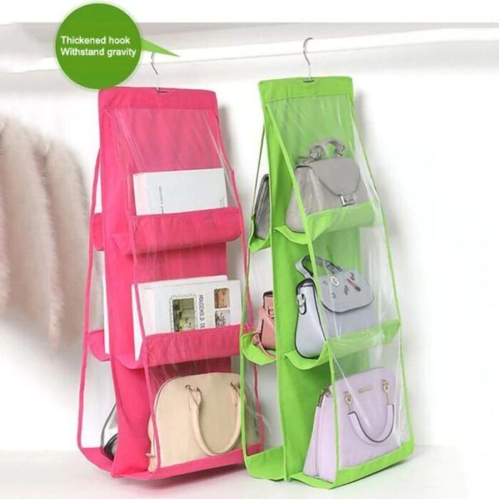 Thick Double-Sided Six Grid Storage Bag Multi Functional Hanging Bag - Image 1