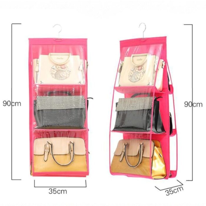 Thick Double-Sided Six Grid Storage Bag Multi Functional Hanging Bag - Image 6