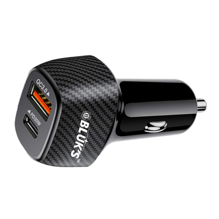 BLUK’S BX-652 Compact 48W Car Charger – Dual Port Fast Charging with Smart Safety Chips - Image 5