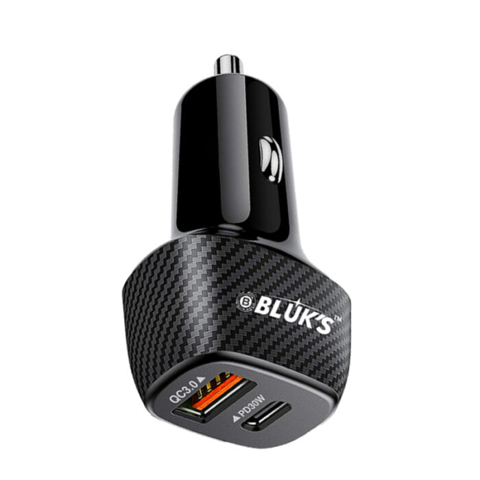 BLUK’S BX-652 Compact 48W Car Charger – Dual Port Fast Charging with Smart Safety Chips - Image 6