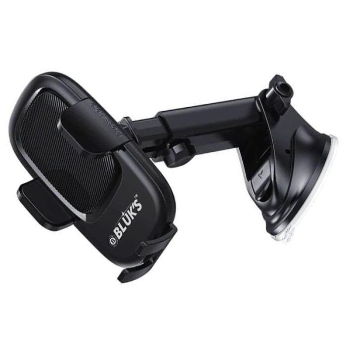 BLUK’S BX-321 – 360° Rotation, One-Click Release, Anti-Shake Design Universal Car Phone Holder - Image 4