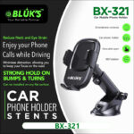 BLUK’S BX-321 – 360° Rotation, One-Click Release, Anti-Shake Design Universal Car Phone Holder - Image 5