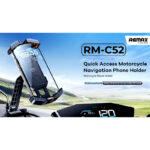 Remax RM-C52 Motorcycle Mount – Secure Grip & 360° Rotation Phone Holder - Image 6