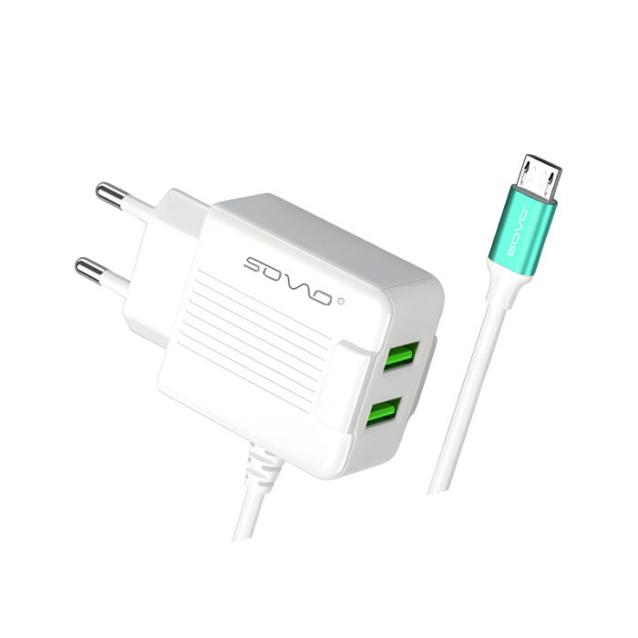 SOVO 2.4-Amp High Quality Micro Charger With Dual USB Output - Image 4