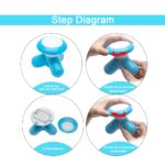 1pc Mini Portable Massager Handled Full Body Massage Relaxation Tool Cells Operation - Image 4