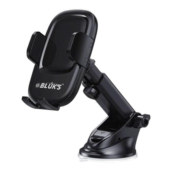BLUK’S BX-321 – 360° Rotation, One-Click Release, Anti-Shake Design Universal Car Phone Holder - Image 6