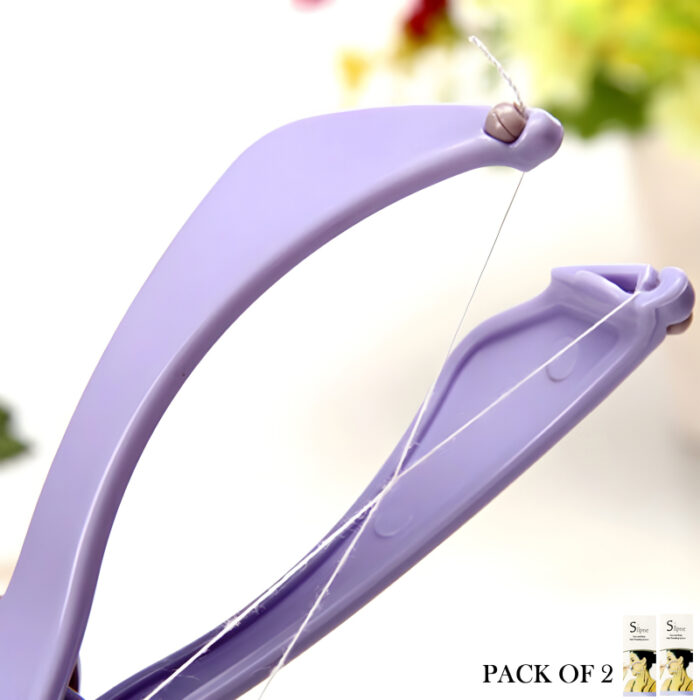 Pack Of 2 Facial Care Beauty Neck & Body Hair Removal Machine With Threader Tool - Image 7