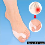 Pack Of 4 Pairs Silicone Gel Foot Fingers Hole Bunion Toe Separator Thumb Valgus Protectors - Image 4