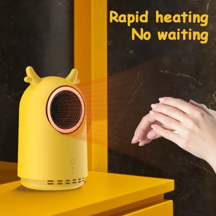 Deer Design Electric Room Heater,  Air Warmer Fan Blower Heater ,Portable Fan Heater for Home & Office - Image 2