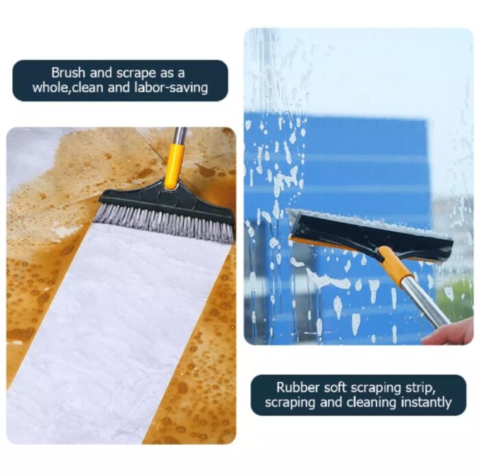 2 In 1 Multi-Functional Rotating Floor Scrub Brush With Long Handle - Image 7