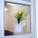 4 PCs Sticky Vase Wall Mounted Plant Holder Decorative Flower Display Vase Wall Decor - Image 16