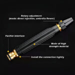 Pack of 2 Multi-Functional High-Pressure Metal Water Spray Nozzles - Image 6