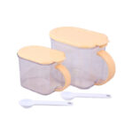 Premium Quality 2 Tier Set Of 7 Jars Spice Rack - Image 6