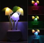(NW000146) Mushroom Night Light Dusk To Dawn Sensor LED Night Lights Flower Lamp Bedroom Babyroom Lamps For Kids Gifts