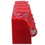 Premium Quality 2 Tier Set Of 7 Jars Spice Rack - Image 9