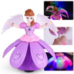 Dancing Angel Doll With Music Lights Princess Girl Multifunction LED Electronic Robot