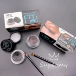 New Fit me 2color Waterproof Eyebrow Gel Eyeliner gel with 2pcs Brush set - Image 3