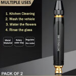 Pack of 2 Multi-Functional High-Pressure Metal Water Spray Nozzles - Image 8