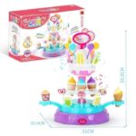 25pcs Children's Toys Sweet Rotating Platform Pretend Play Toy
