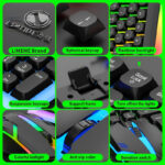 TX35 Limeide RGB Suspension Backlit Lightweight Luminous Wired Gaming Keyboard - Image 7