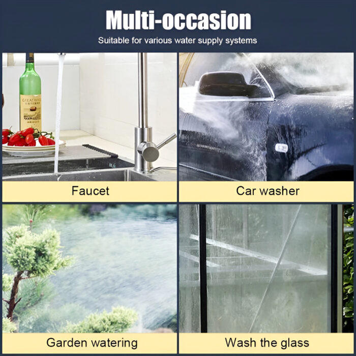 Pack of 2 Multi-Functional High-Pressure Metal Water Spray Nozzles - Image 9