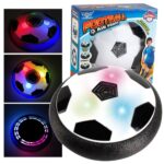 LED Light Flashing Suspension Ball Air Power Football Toy Home Game Disc Gliding Soccer