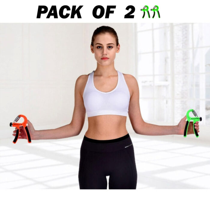 Set of 2 Adjustable Heavy Grippers (10-40Kg) for Fitness, Hand Exerciser, Grip Wrist, and Finger Strength Training - Image 2