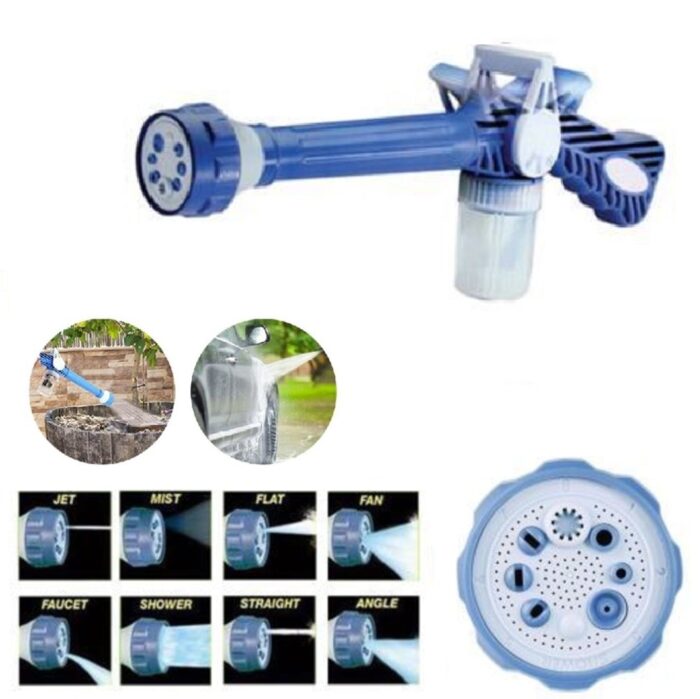 Garden Car Water And Soap Cannon 8 Nozzle Multi Function Spray - Image 1