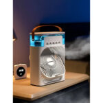 4-In-1 Multi-Functional Portable Air Humidifier Cooling USB Fan With 7-Color Night Light - Image 3