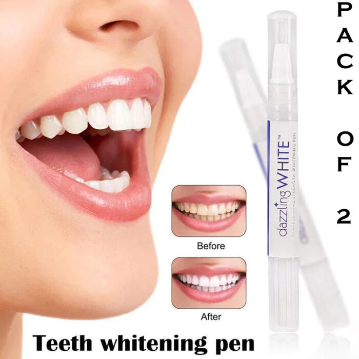 Pack Of 2 Dazzling White Hygienic Professional Strength Teeth Whitening Pens - Image 2