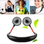 Neck Fan Adjustment Fan Hands-free Hanging Rechargeable Mini Sports Fans 3 Gears Wearable Sport Fan - Random Color