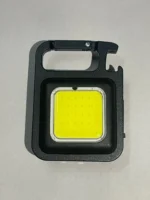 Black Metal Led Cob Light Key Chain - Image 5