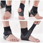 1 Pcs Right Foot Breathable Ankle Brace for Sprained Ankle,Stabilize Ligaments,Prevent Re Injury for men & women with Adjustable Wrap - Image 2